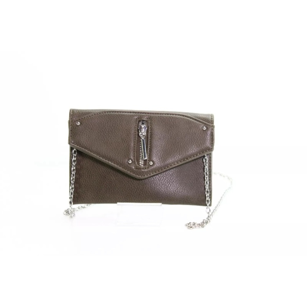 Danielle Nicole Handbag Green Silver Zipper Detail